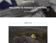 Tablet Screenshot of paradisoutfitters.com
